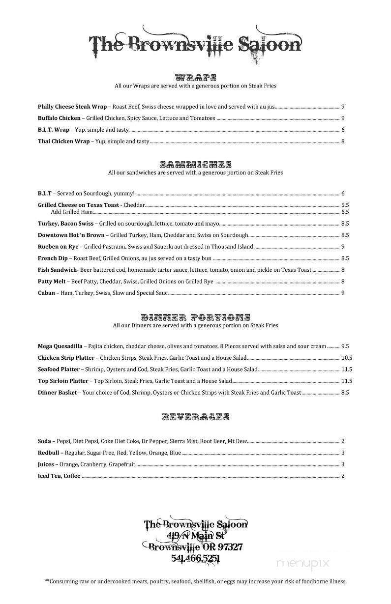 Menu page 2