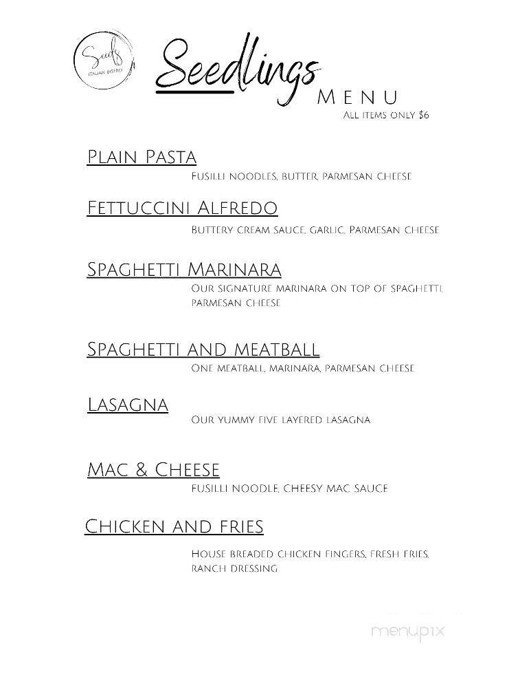 Menu page 1