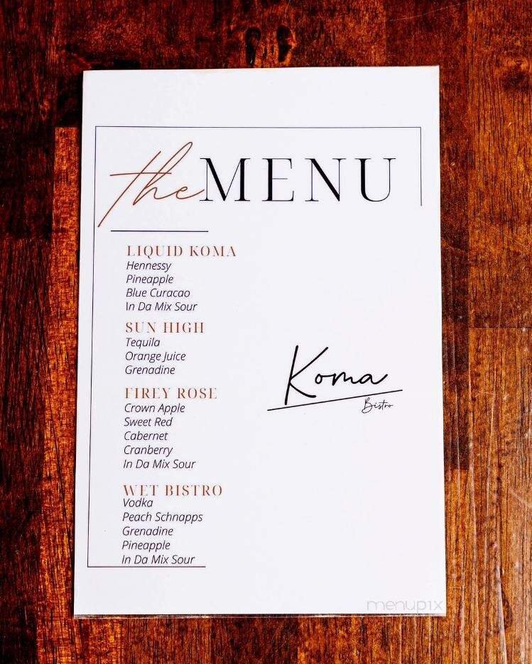 Menu page 4
