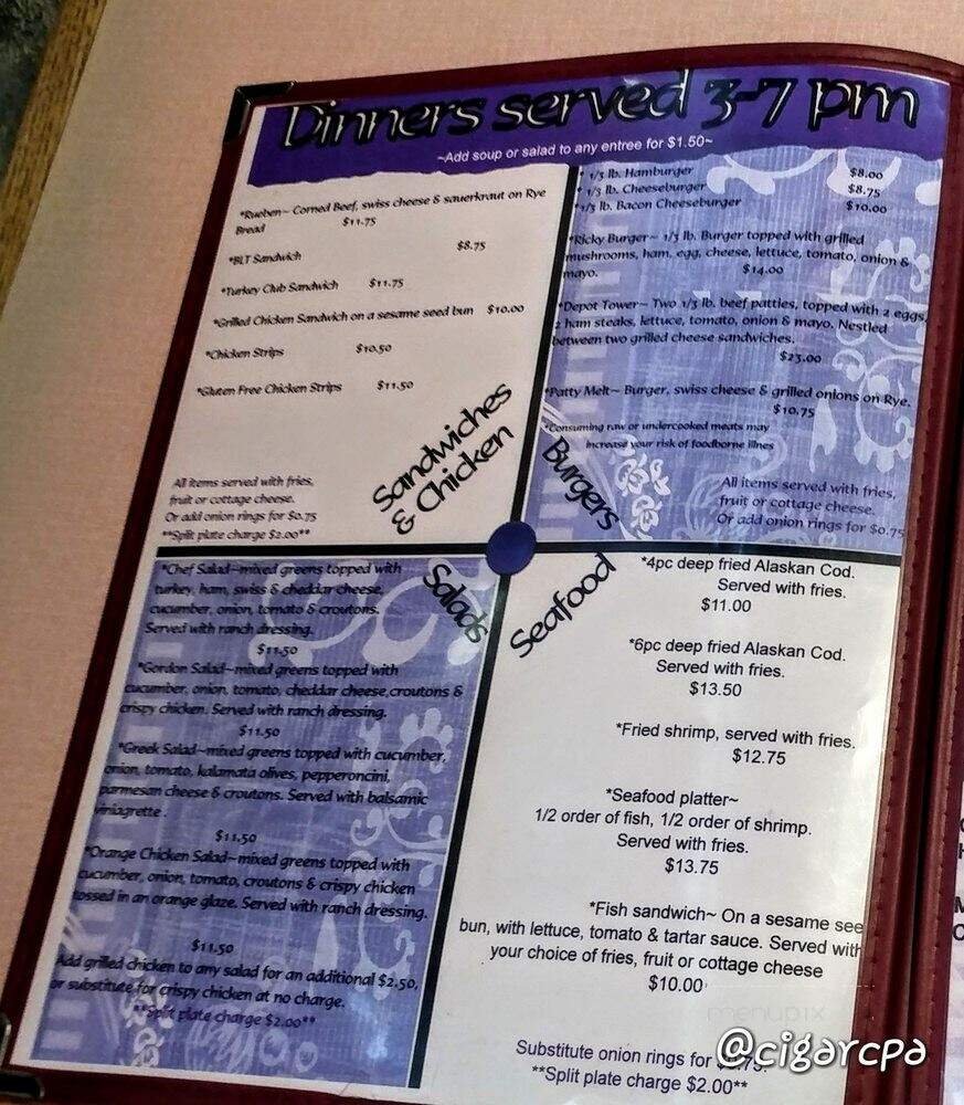 Menu page 2