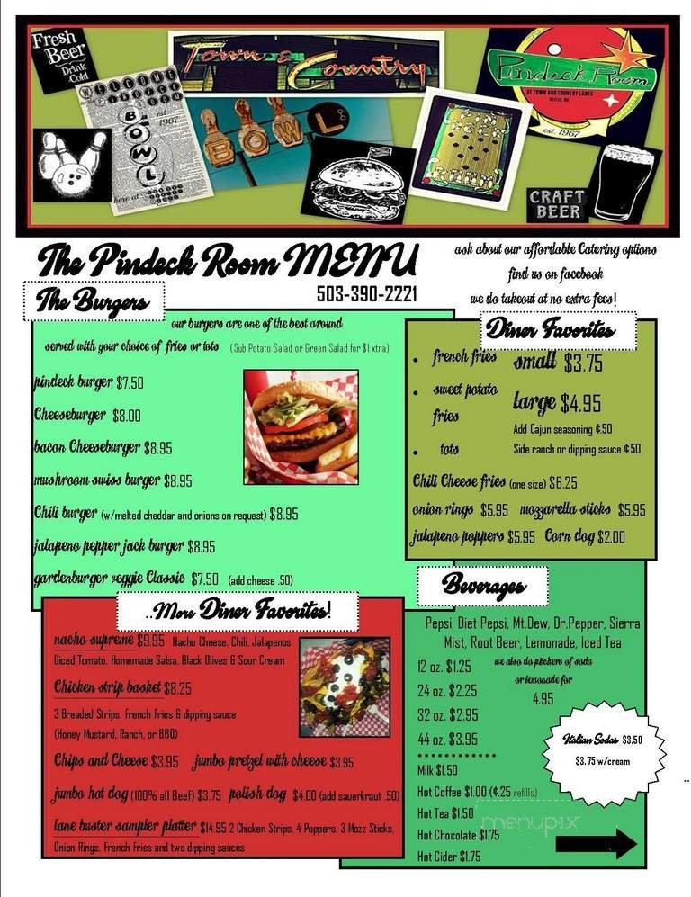 Menu page 1
