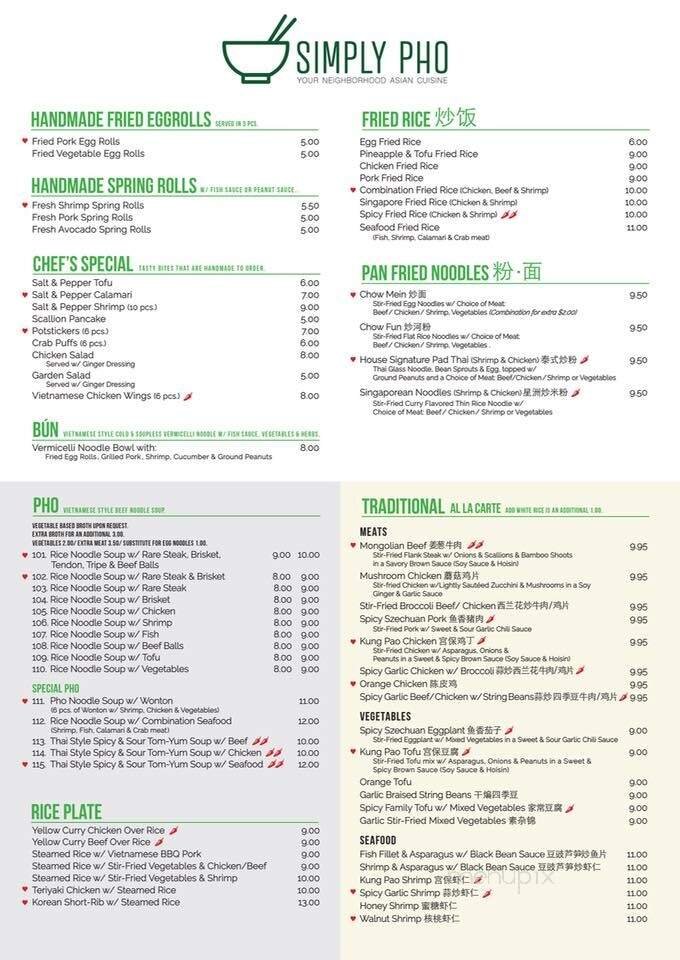 Menu page 2
