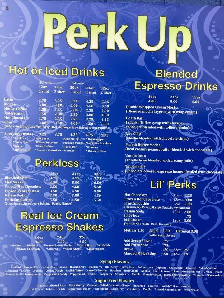 Menu page 1