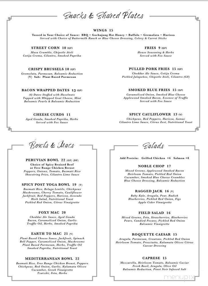 Menu page 2
