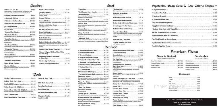 Menu page 2