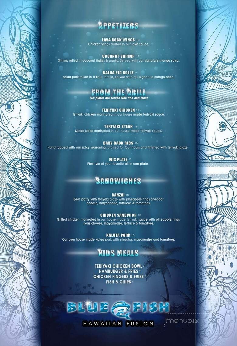 Menu page 1