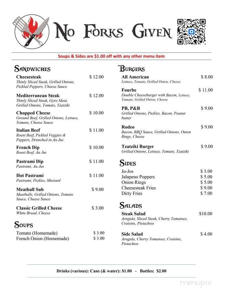 Menu page 1