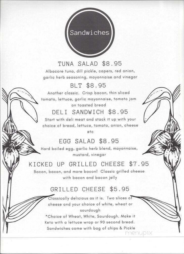 Menu page 1