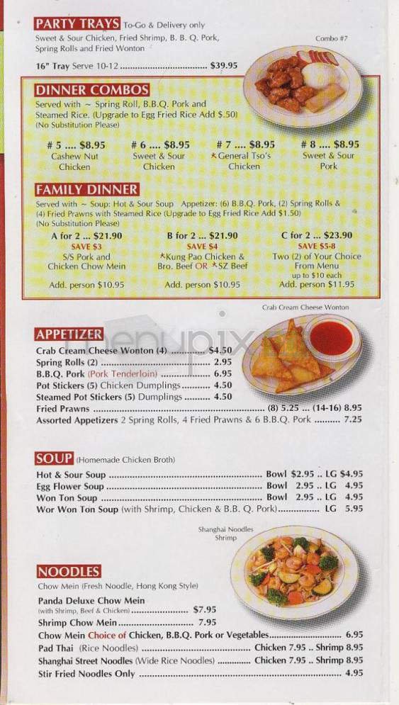 Menu page 2
