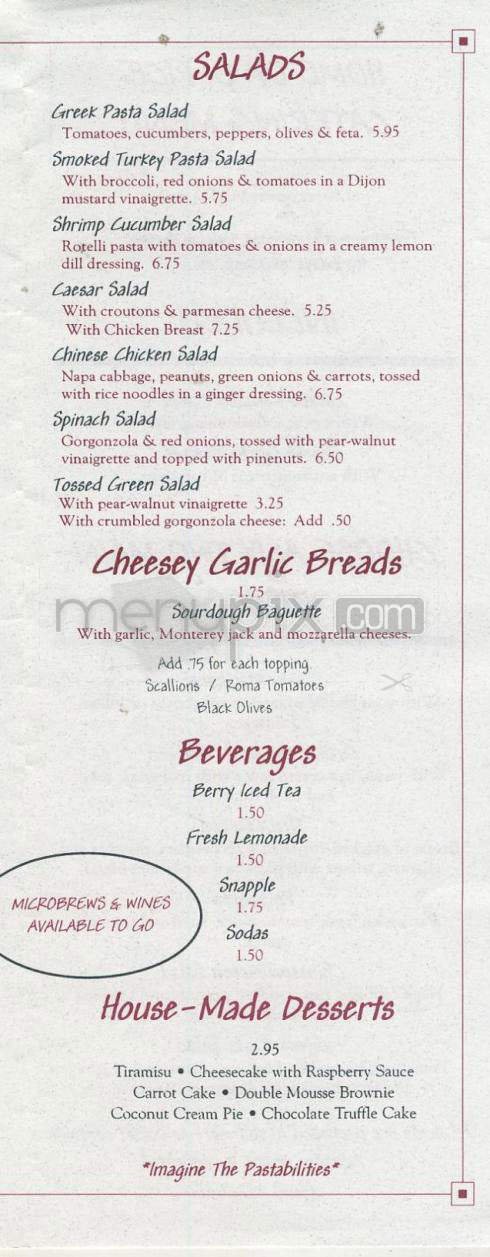 Menu page 2
