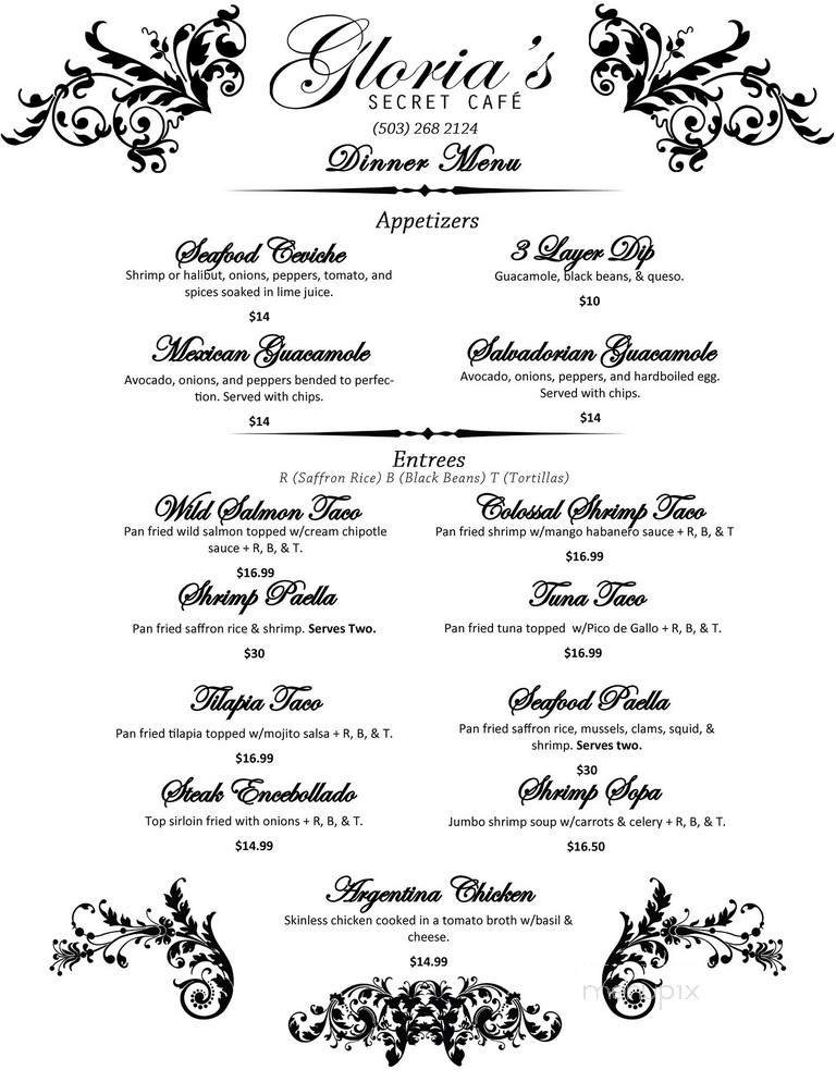 Menu page 2