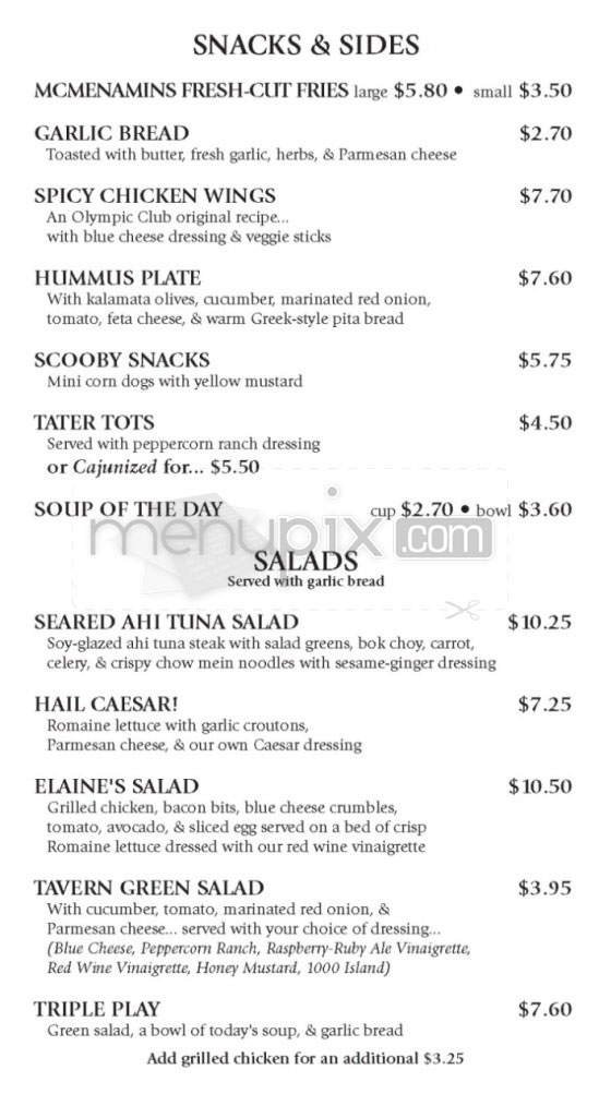Menu page 2