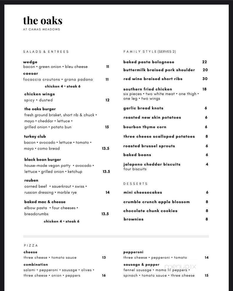 Menu page 1
