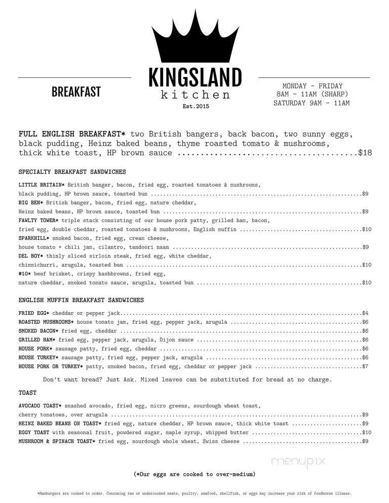 Menu page 2
