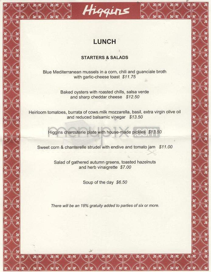 Menu page 2