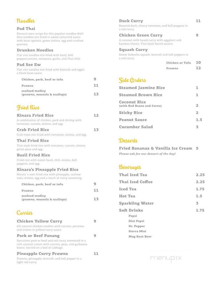Menu page 2