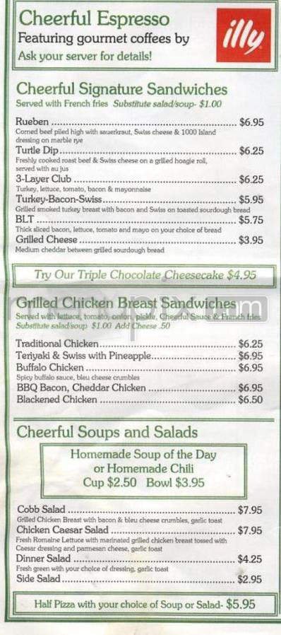 Menu page 2
