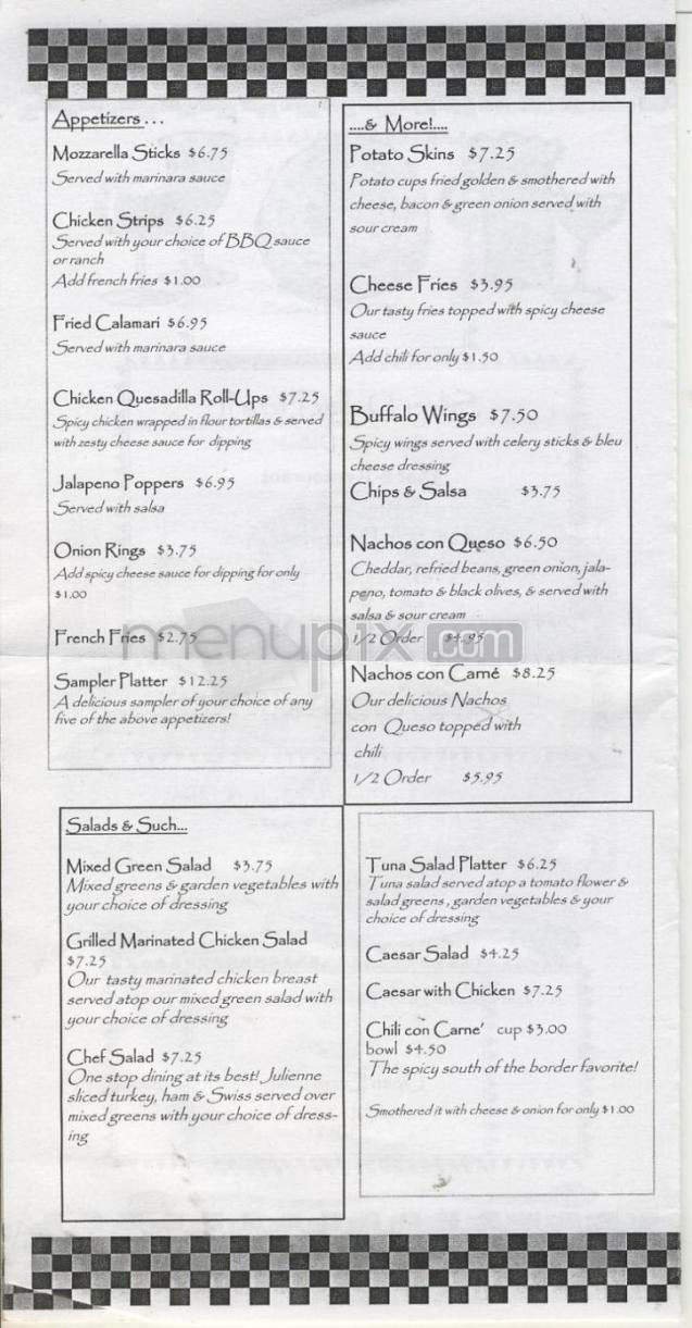 Menu page 2