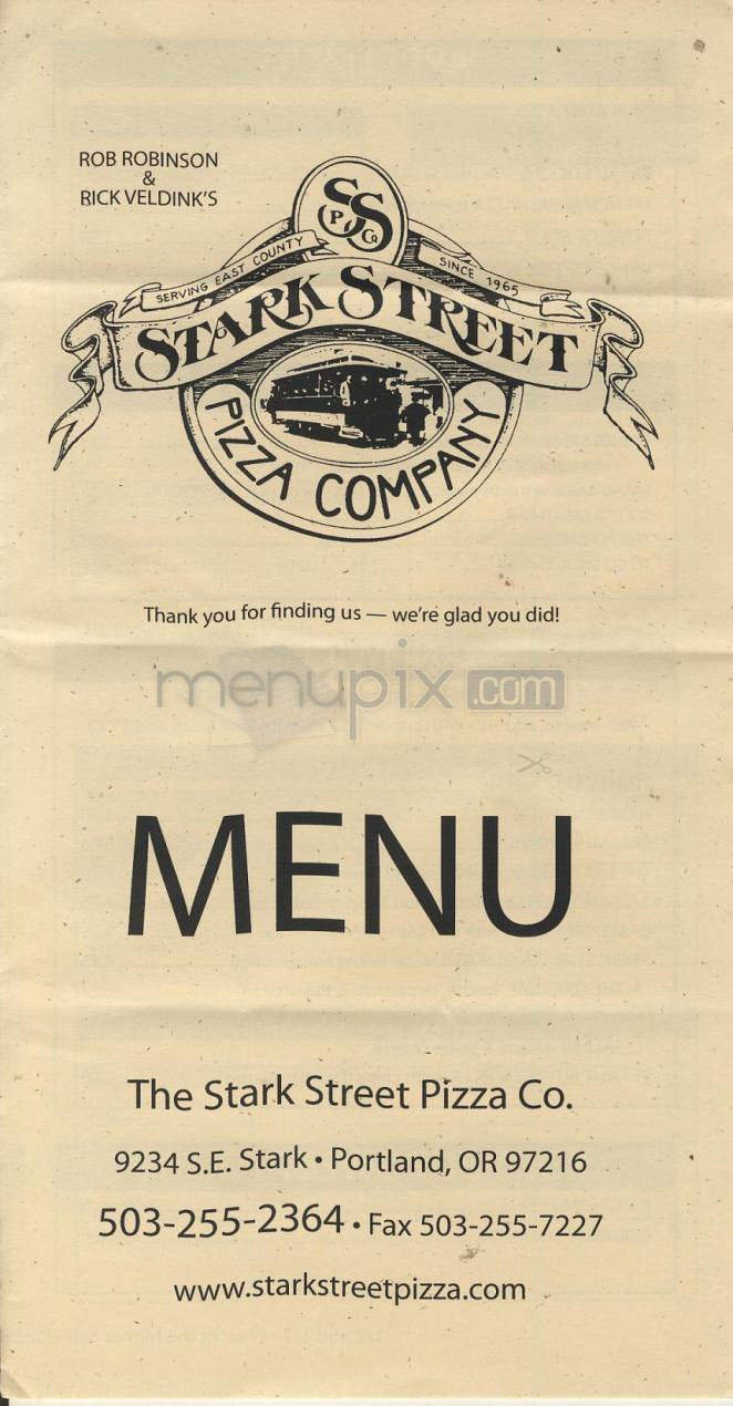 Menu page 1