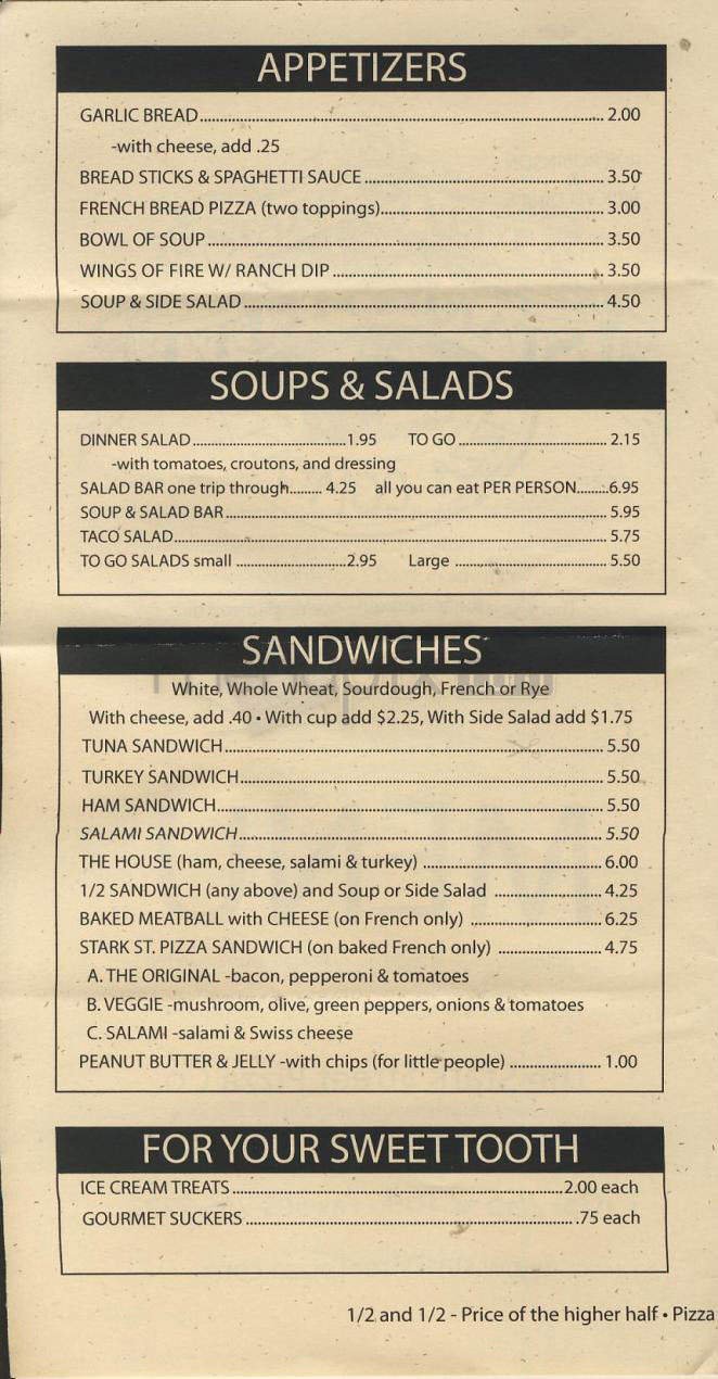 Menu page 2