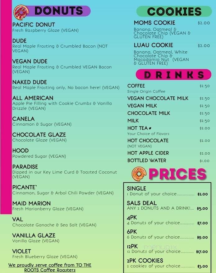 Menu page 2