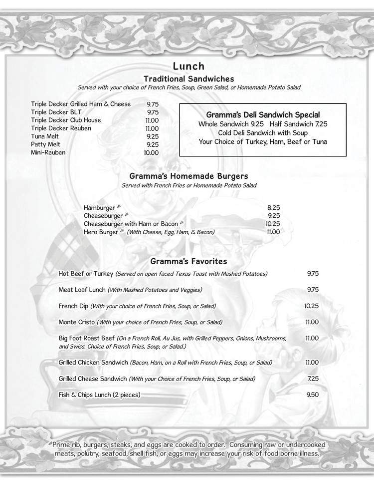Menu page 2