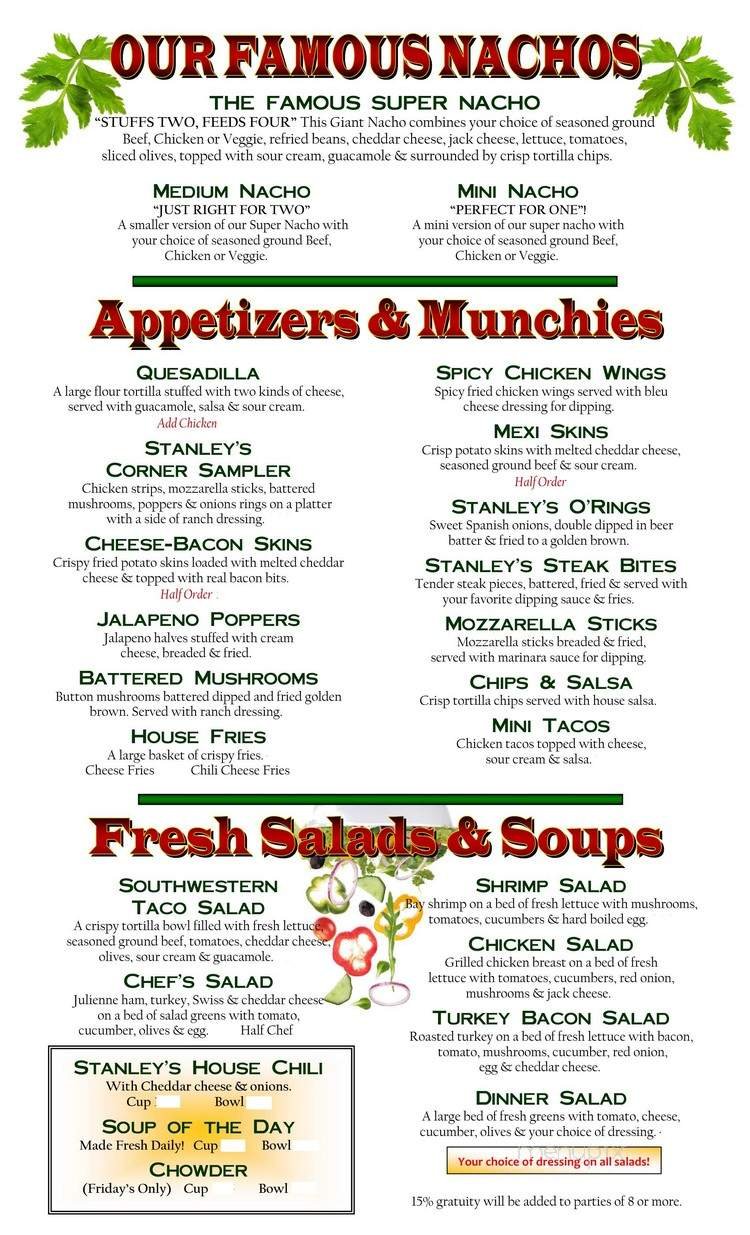 Menu page 2