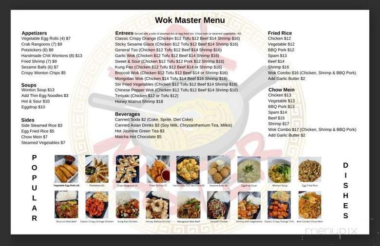 Menu page 1