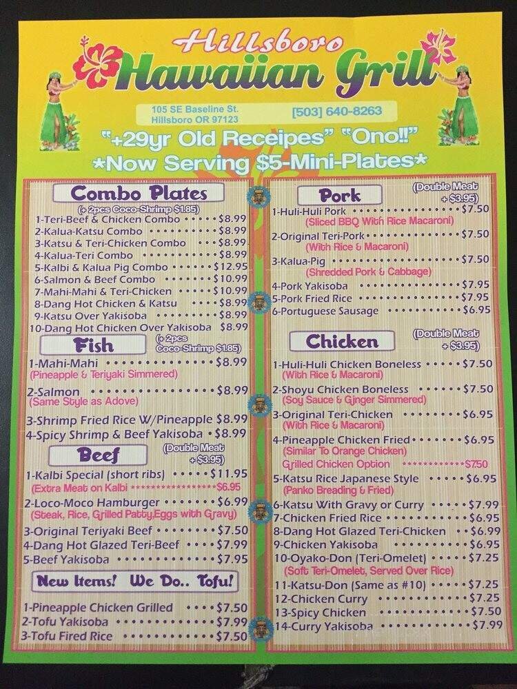Menu page 2