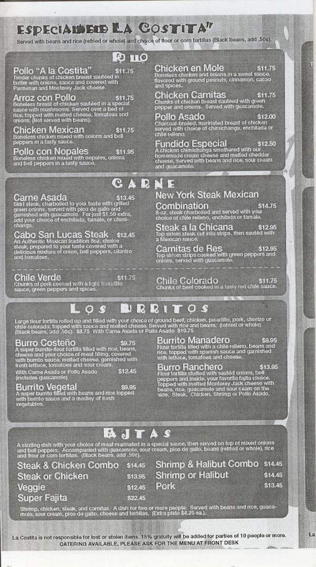Menu page 2