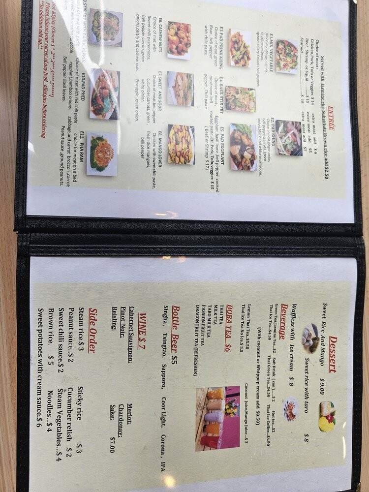 Menu page 1