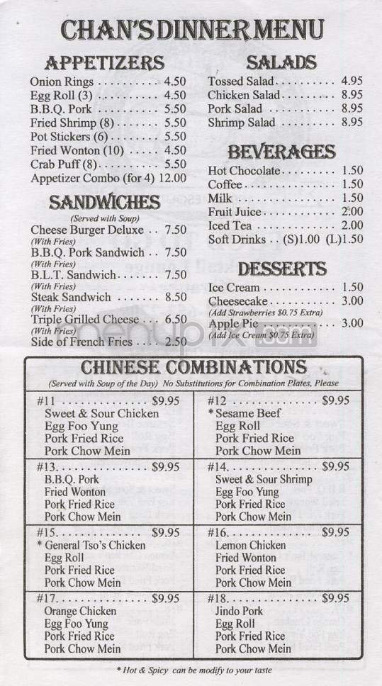 Menu page 2
