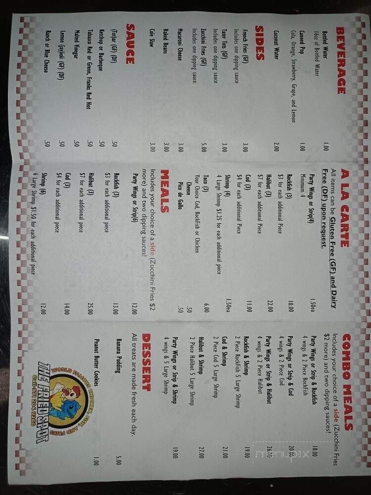 Menu page 1