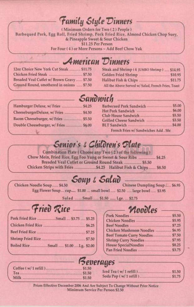 Menu page 2