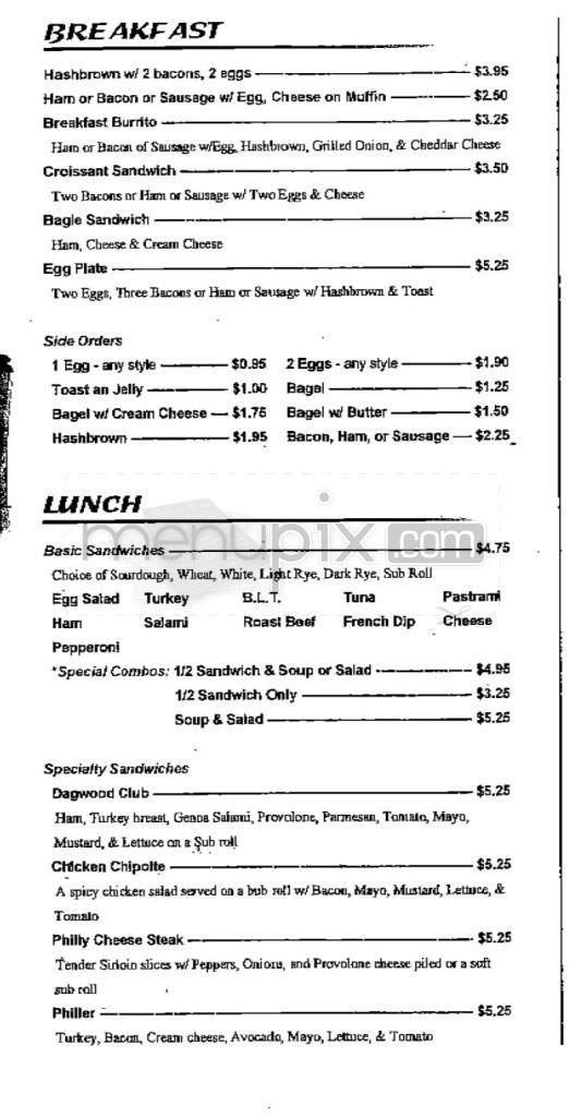 Menu page 2