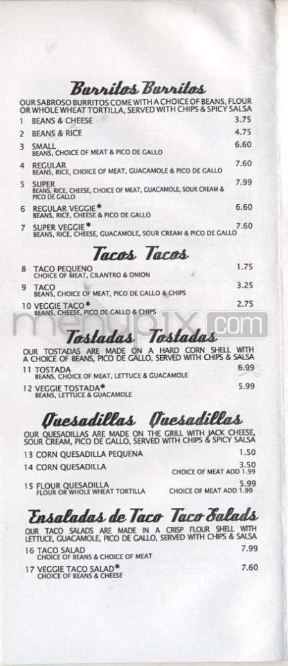 Menu page 2