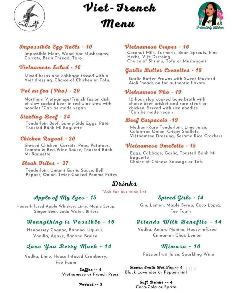 Menu page 2