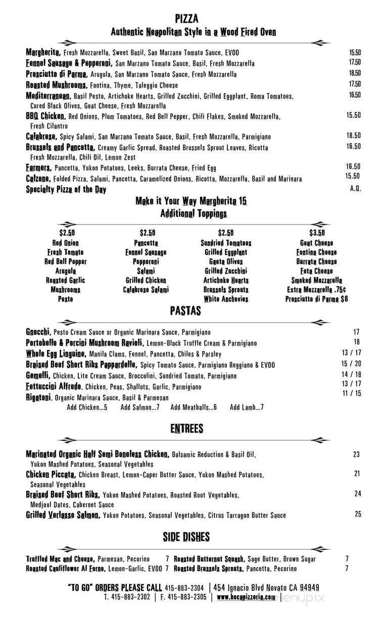 Menu page 2