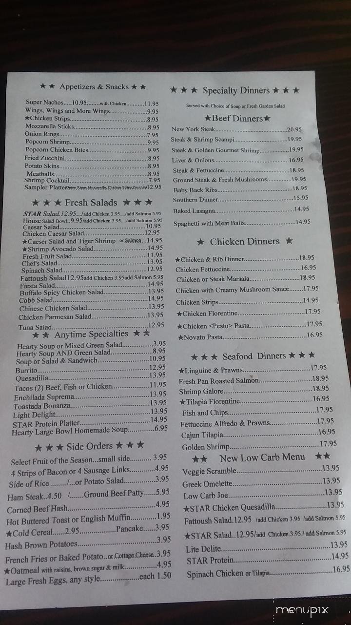 Menu page 2
