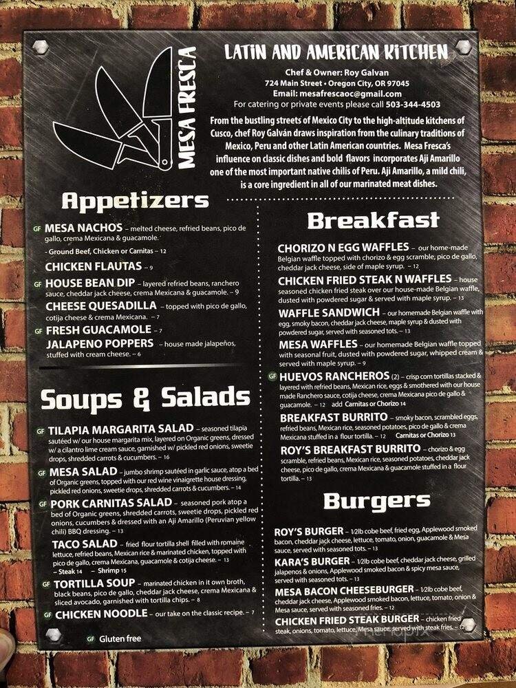 Menu page 2