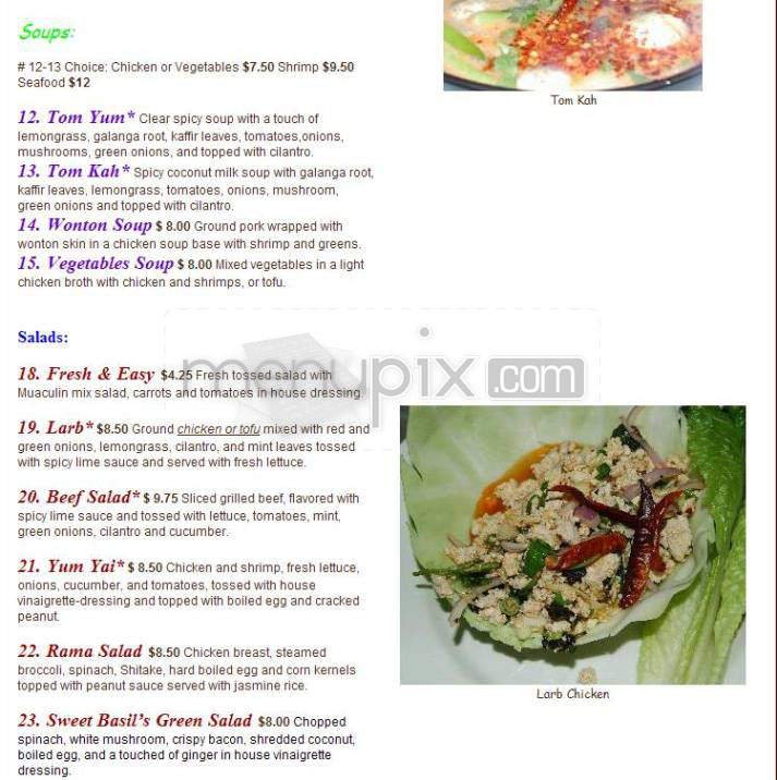 Menu page 2