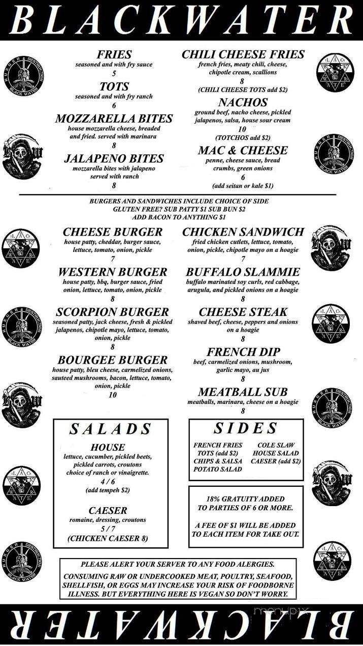 Menu page 1