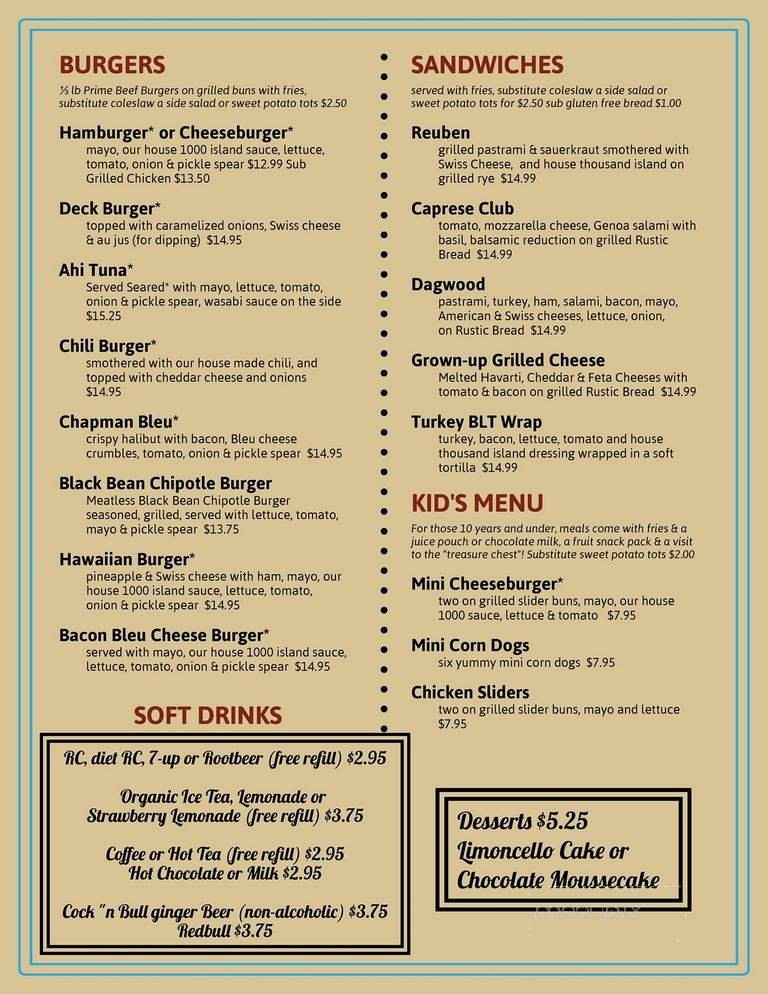 Menu page 2