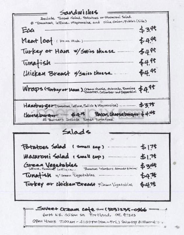 Menu page 2