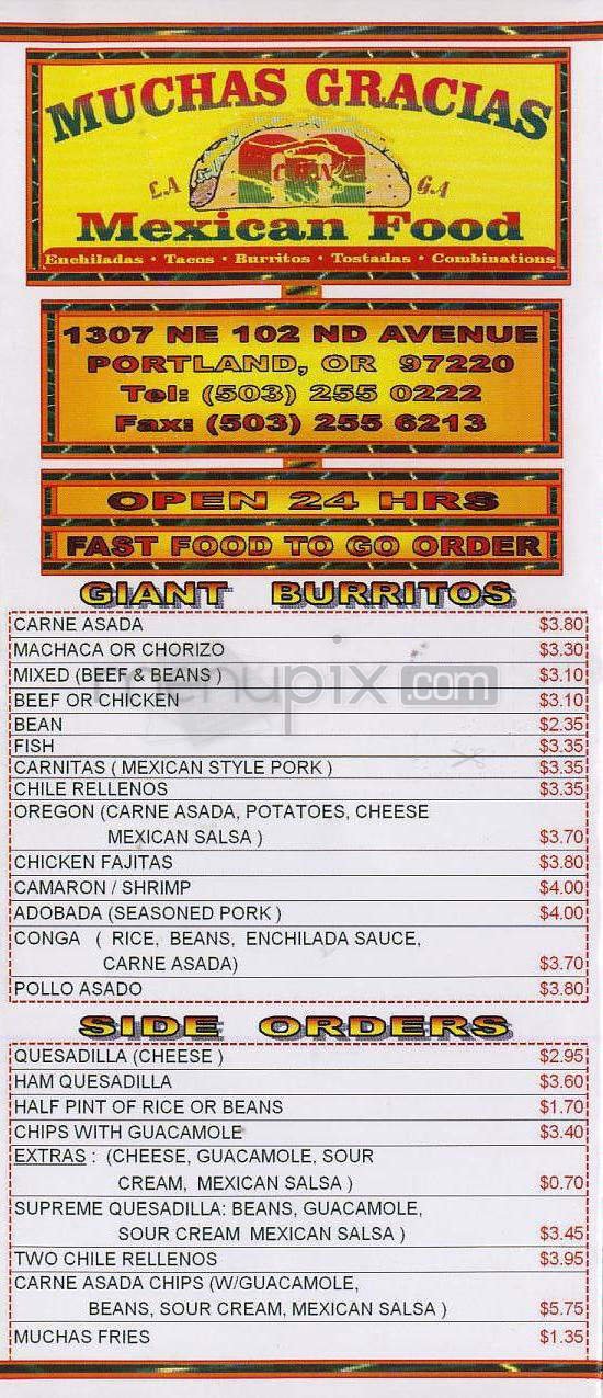 Menu page 2