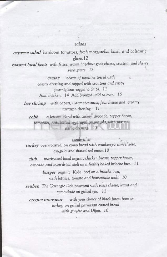 Menu page 2
