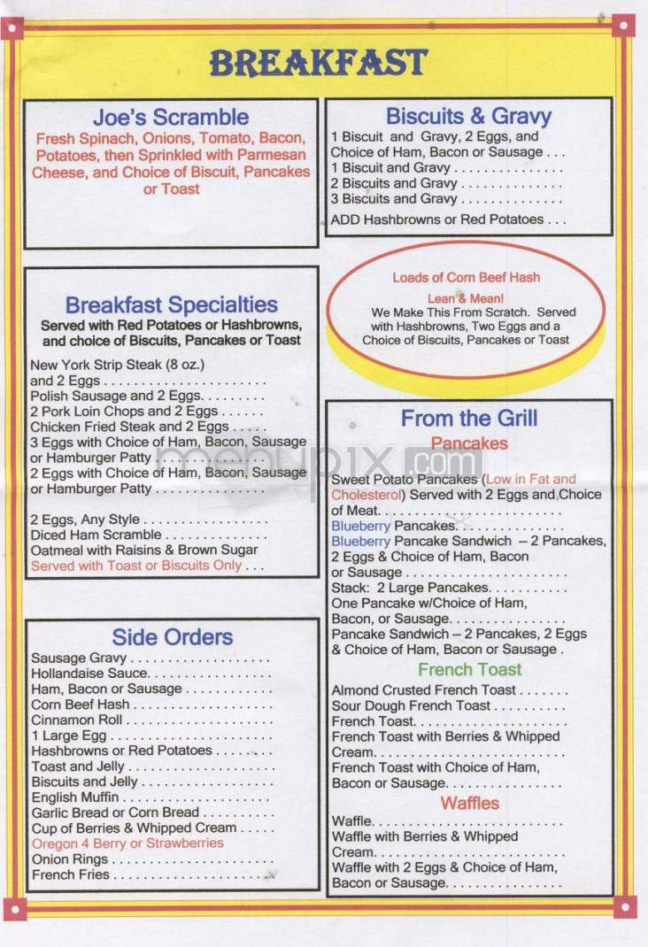 Menu page 2