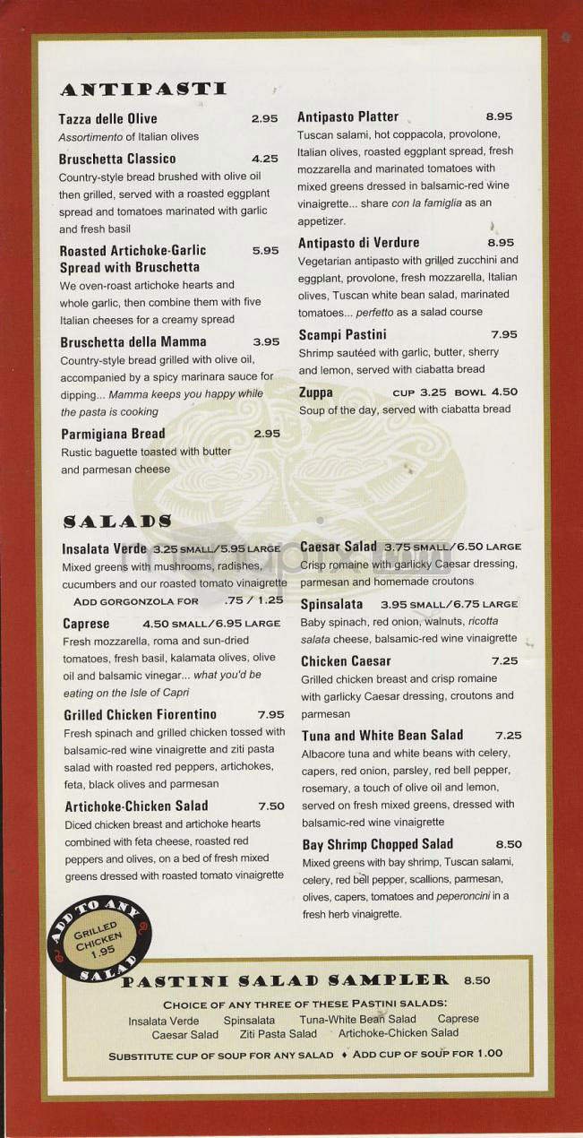 Menu page 2