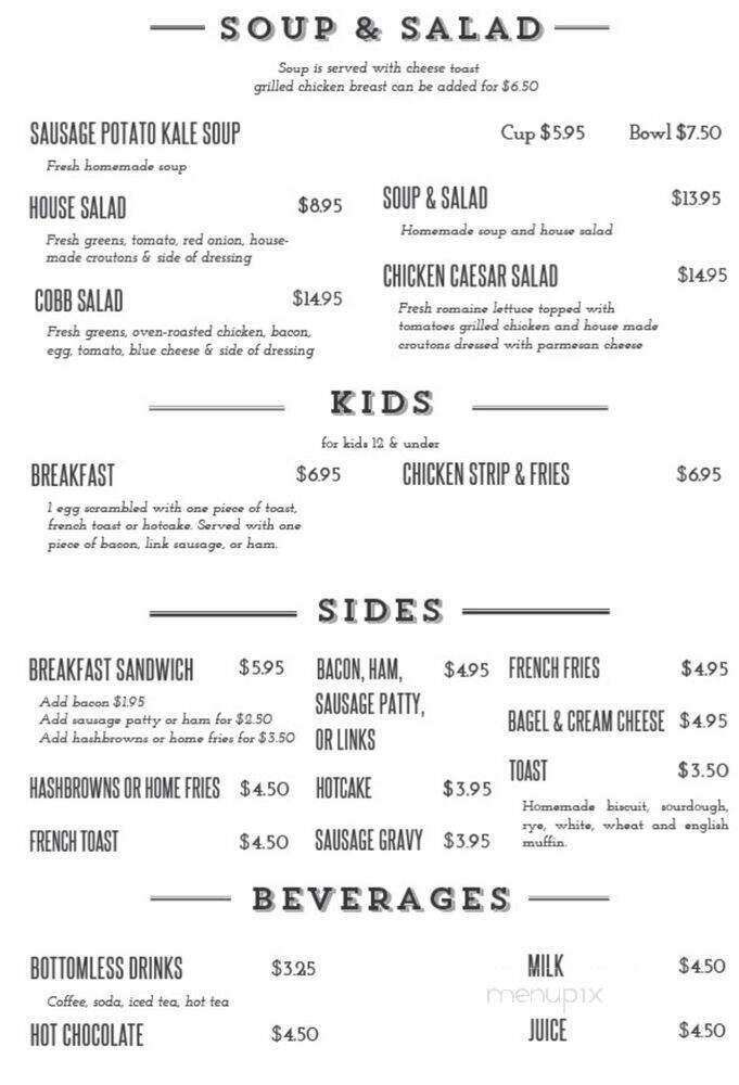 Menu page 1