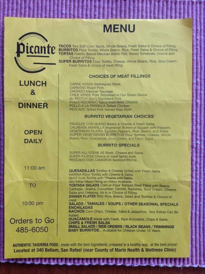 Menu page 2